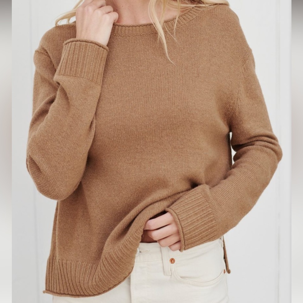 Jenni Kayne Everyday Sweater in Camel